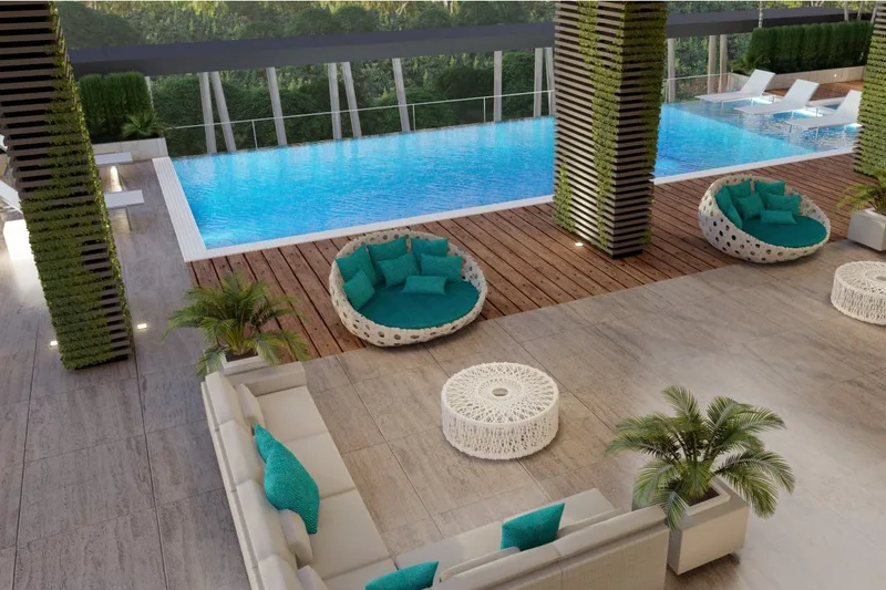 Render de las áreas del proyecto Sky Parc
